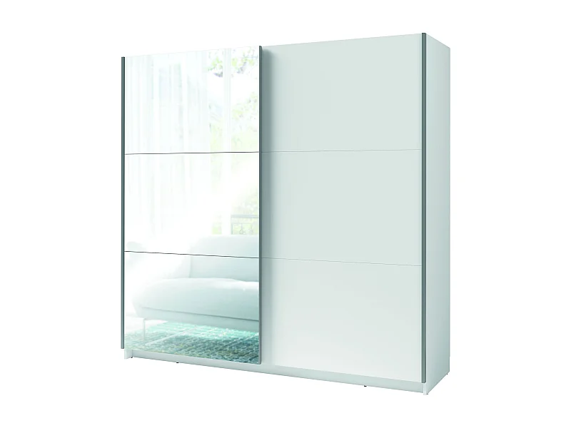 SCHWEBETÜRENSCHRANK Arsen Weiß 200,6 / 62 / 207 cm