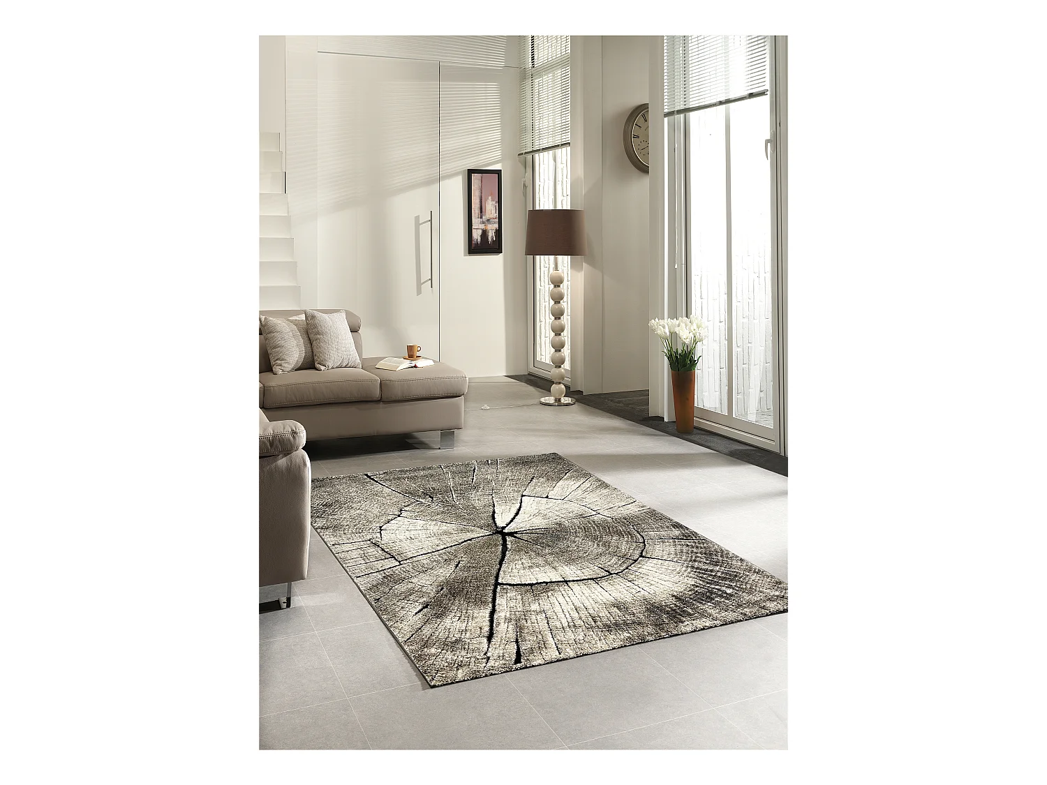 Teppich Marla Modernes Design Baum, Natur, 80x150 cm