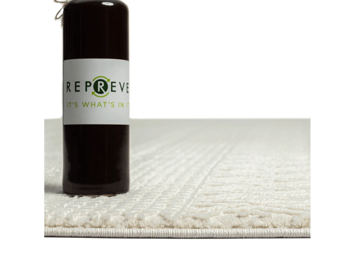 Tapis Lima Design Moderne Style Uni Durable, Crème, 120 x 170 cm