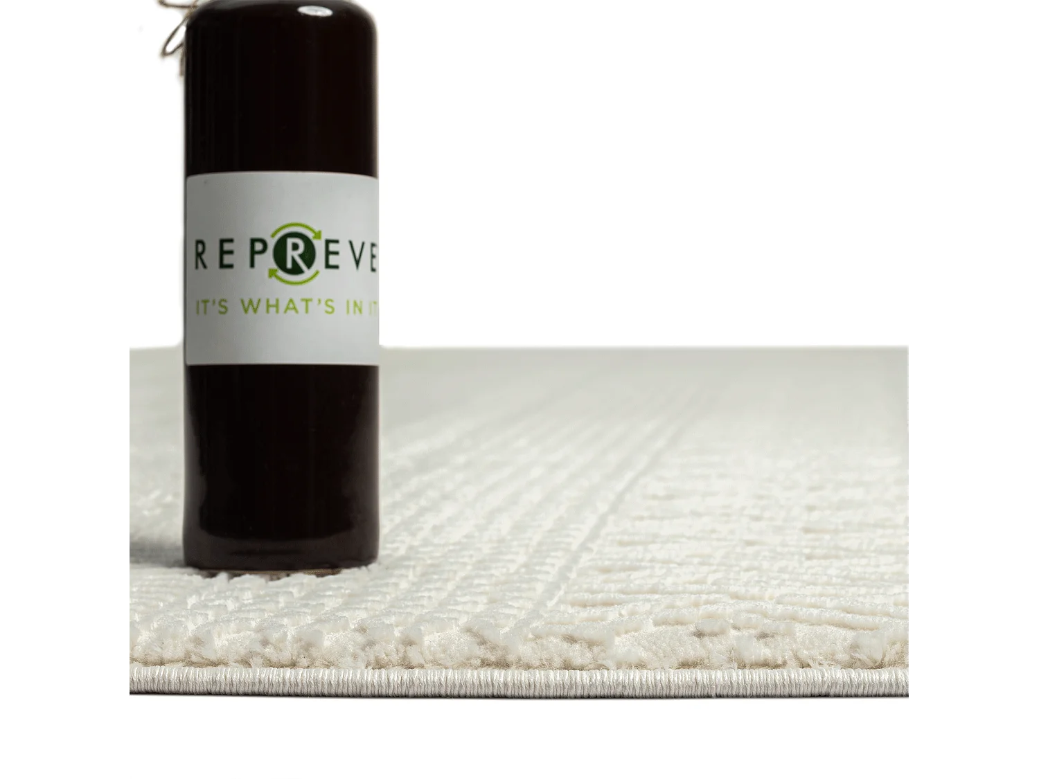 Tapis Lima Design Moderne Style Uni Durable, Crème, 120 x 170 cm