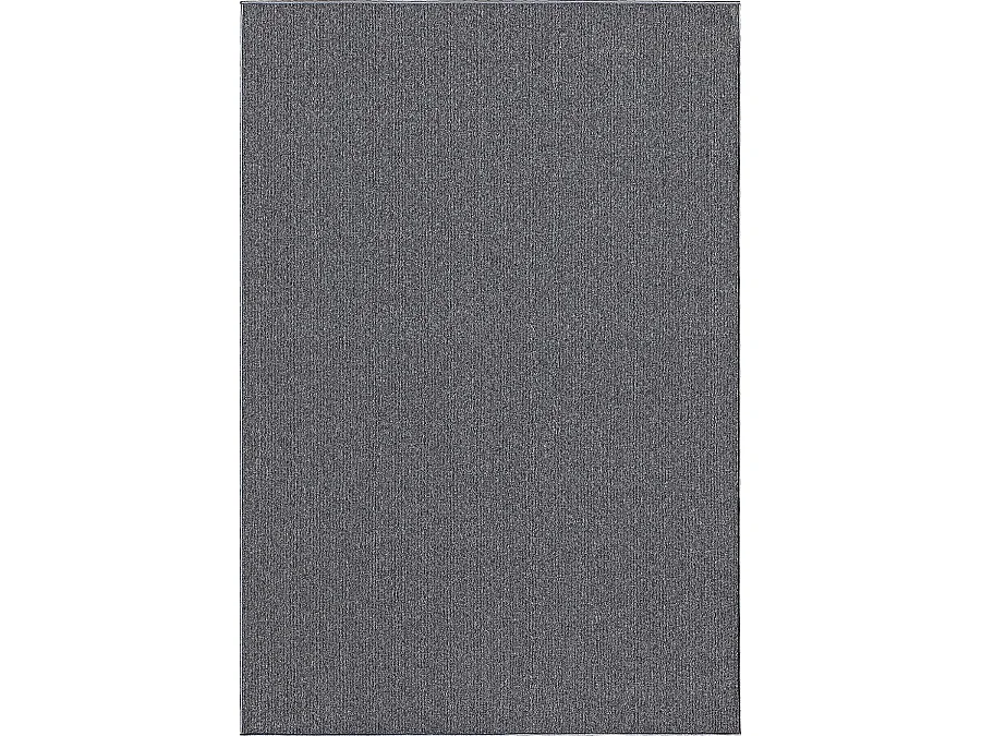 Tapis Natal moderne uni anti-salissures, Anthracite, 80 x 150 cm