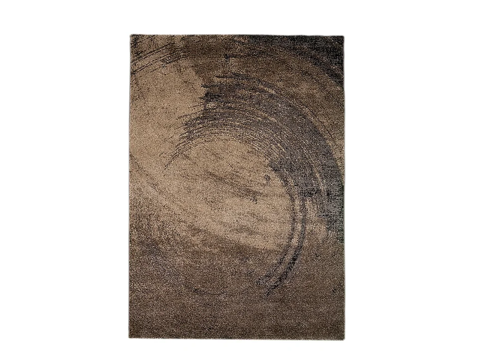 Tapis Marla Moderne Abstrait Design, Marron, 120x170 cm