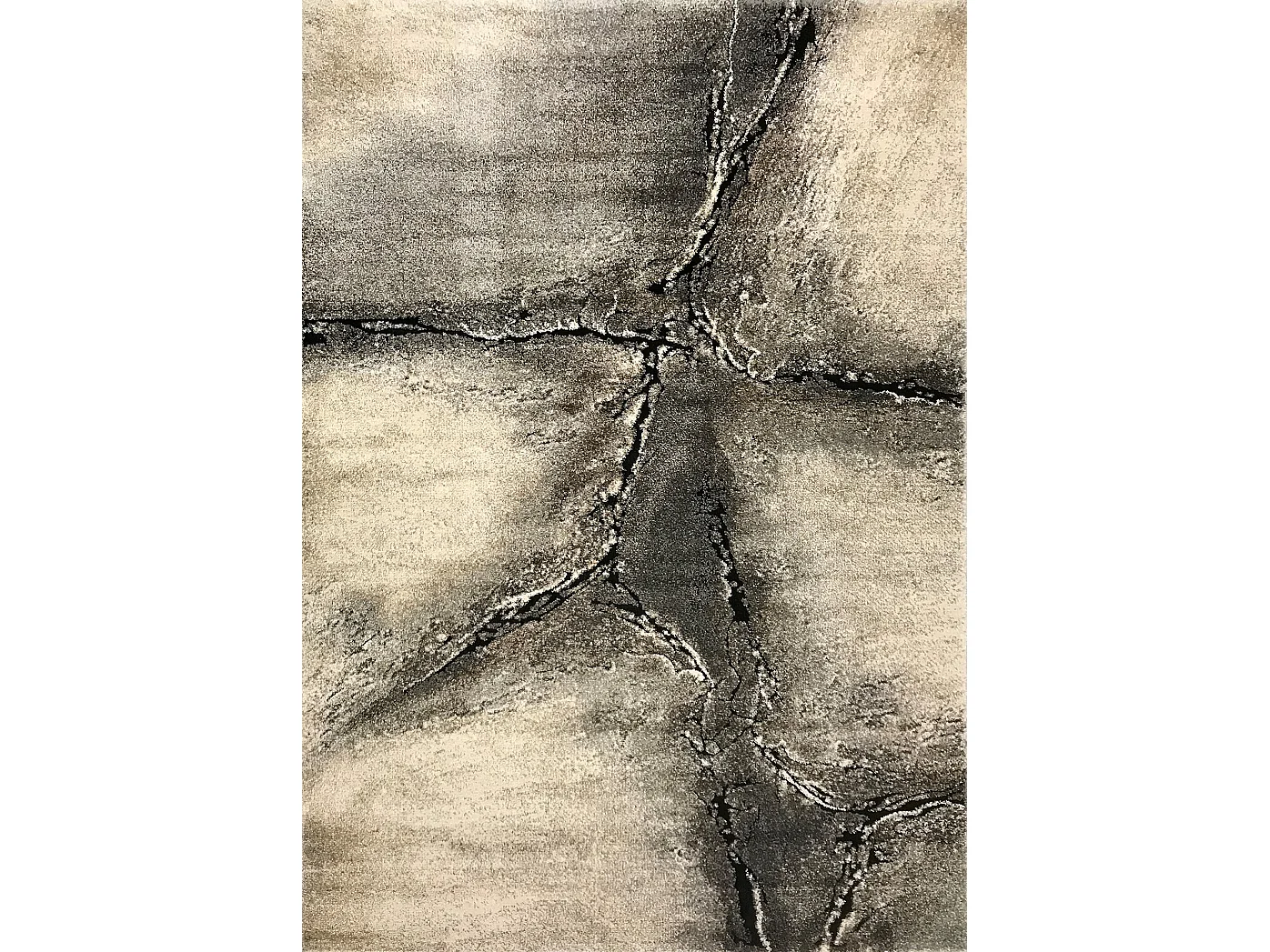 Teppich Marla Modernes Design Natur, Grau, 200x290 cm