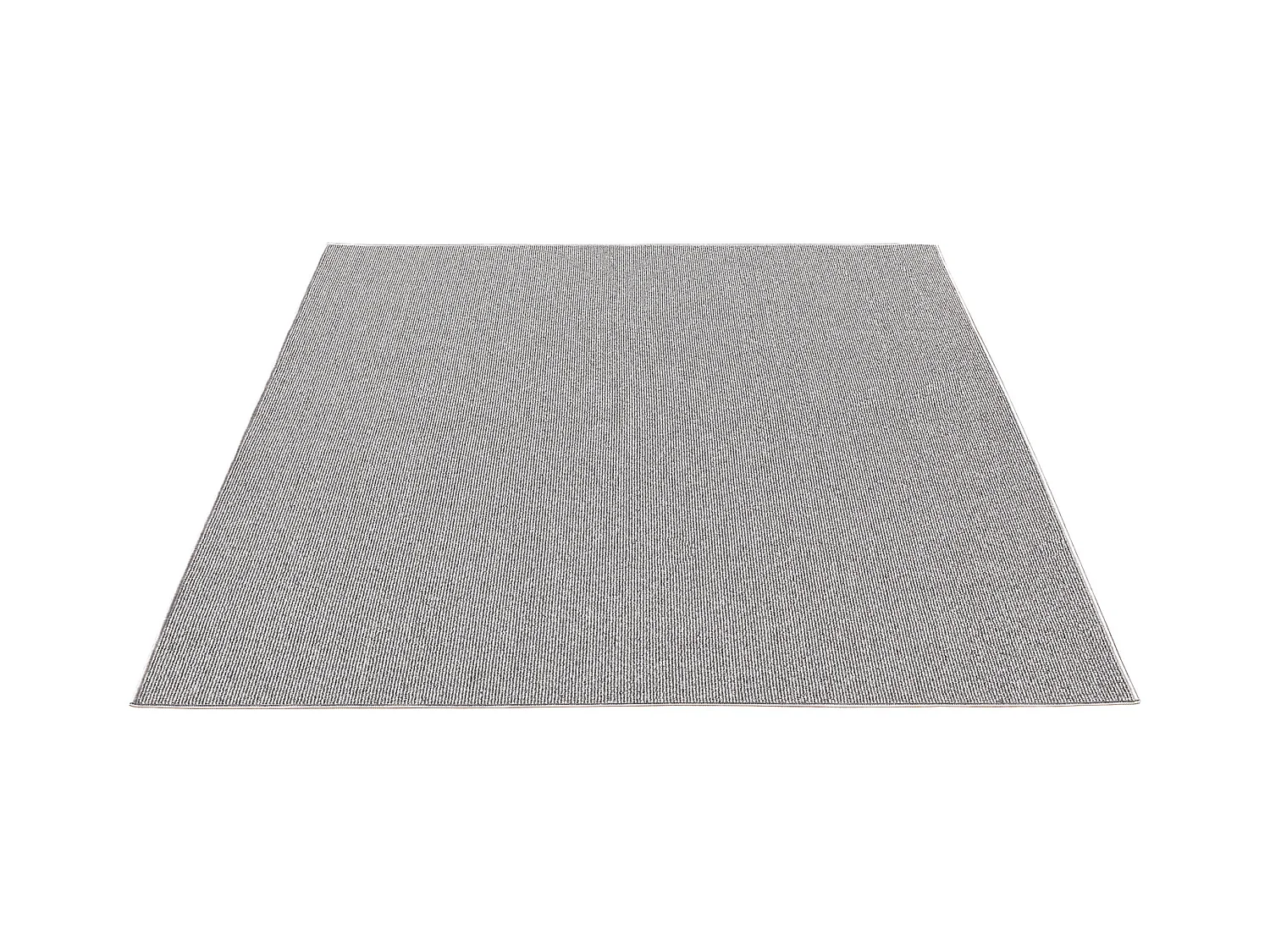 Tapis Natal moderne uni anti-salissures, Gris, 80 x 150 cm