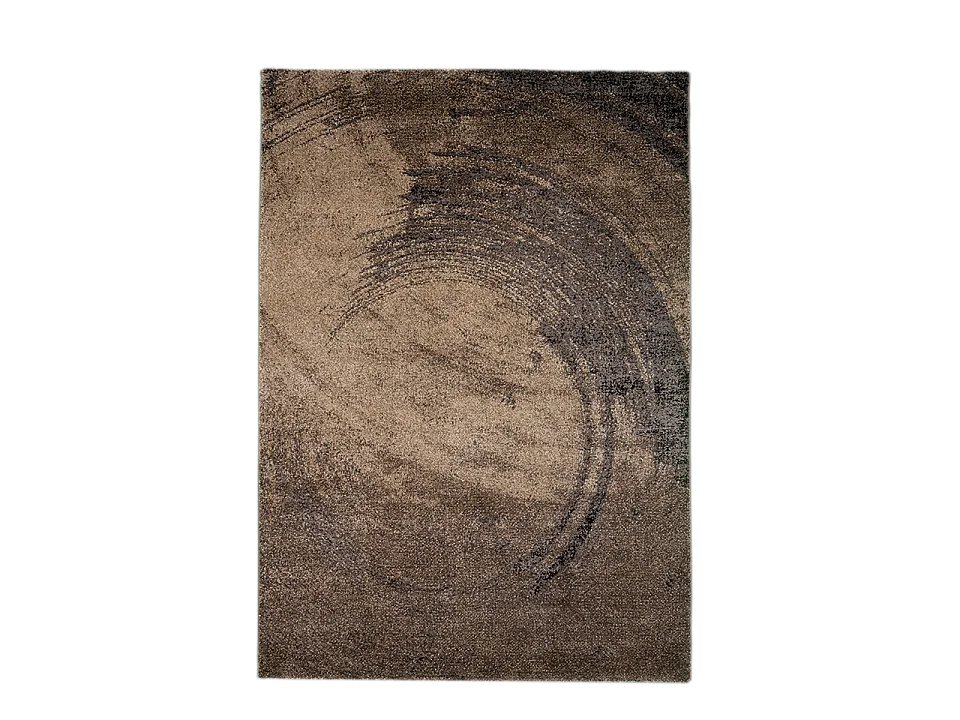 Tapis Marla Moderne Abstrait Design, Marron, 80x150 cm