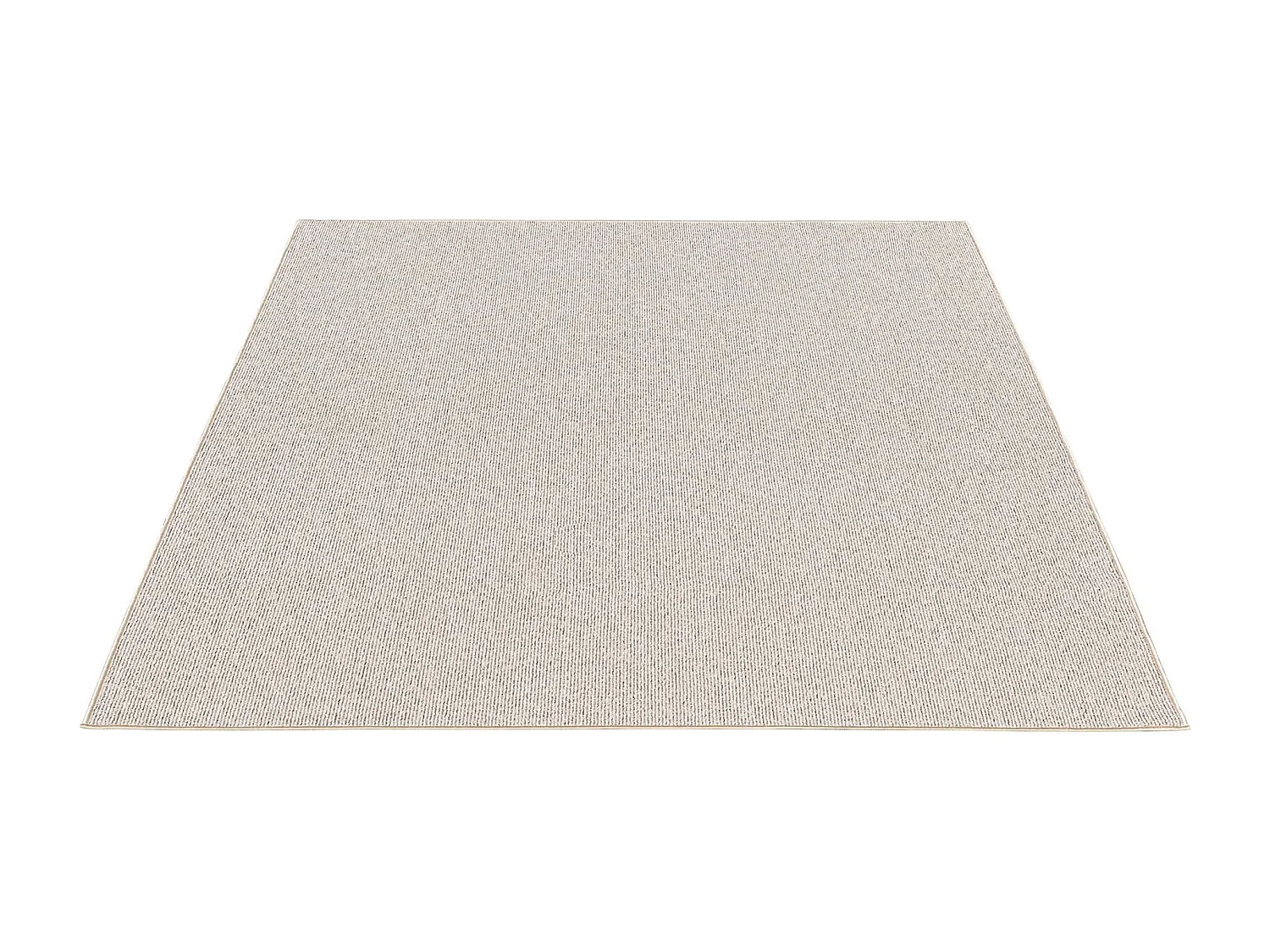 Tapis Natal moderne uni anti-salissures, Beige, 160 x 230 cm