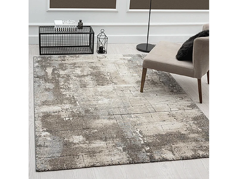 Tapis Marla Moderne Design, Marron, 140x200 cm