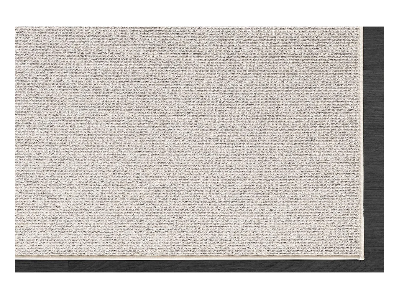 Tapis Natal moderne uni anti-salissures, Beige, 200 x 290 cm
