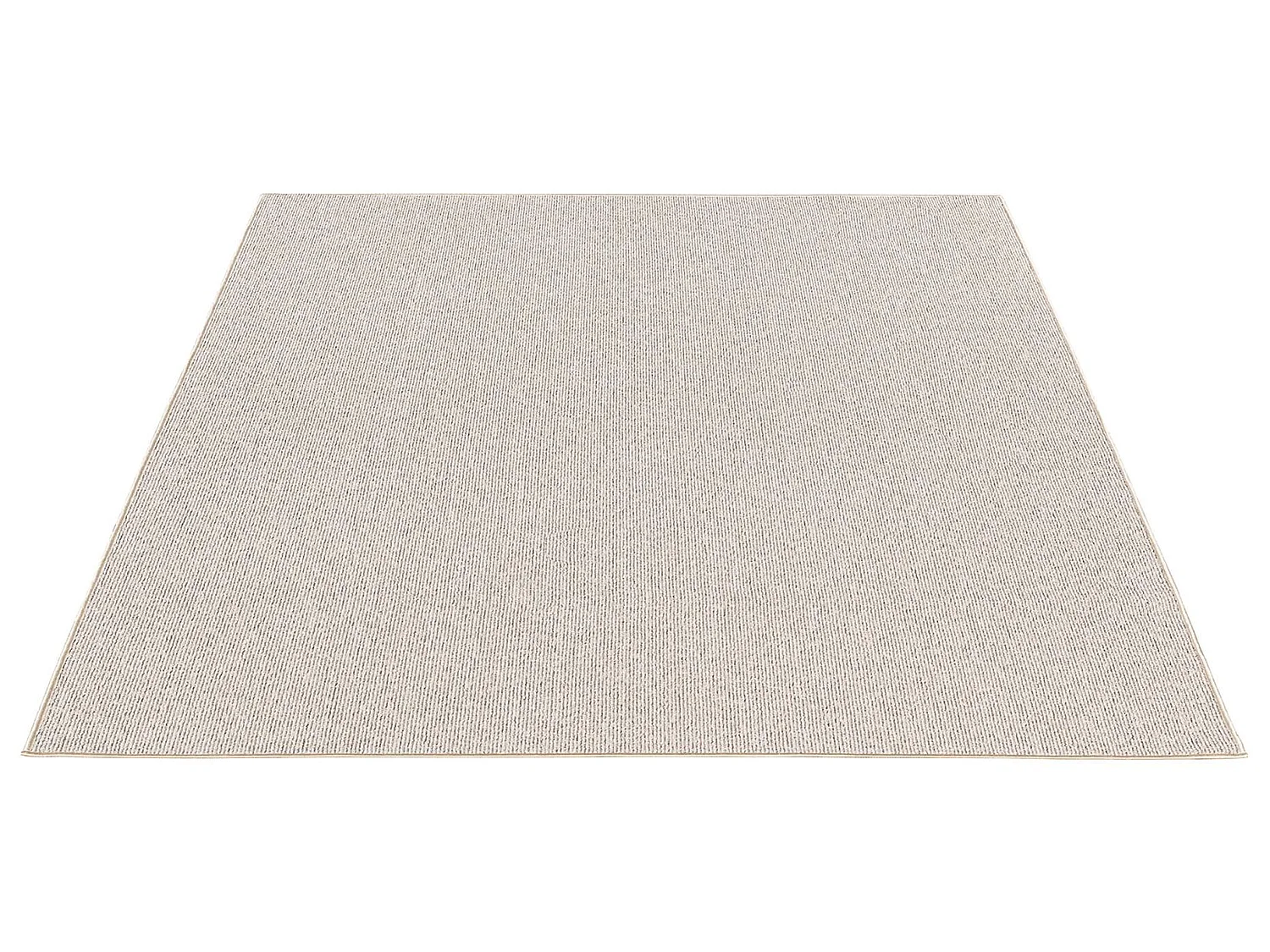 Tapis Natal moderne uni anti-salissures, Beige, 200 x 290 cm