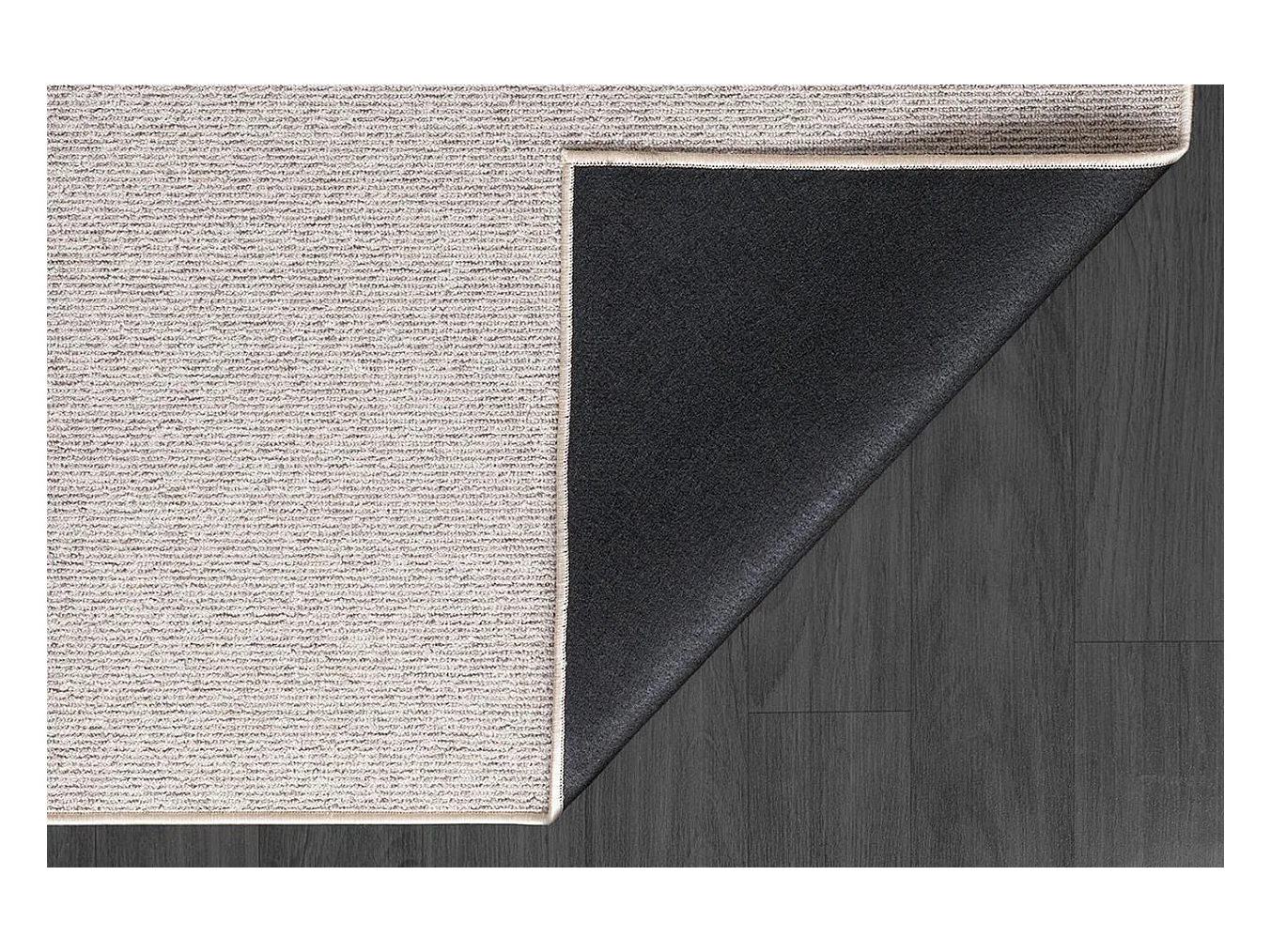 Tapis Natal moderne uni anti-salissures, Beige, 240 x 340 cm