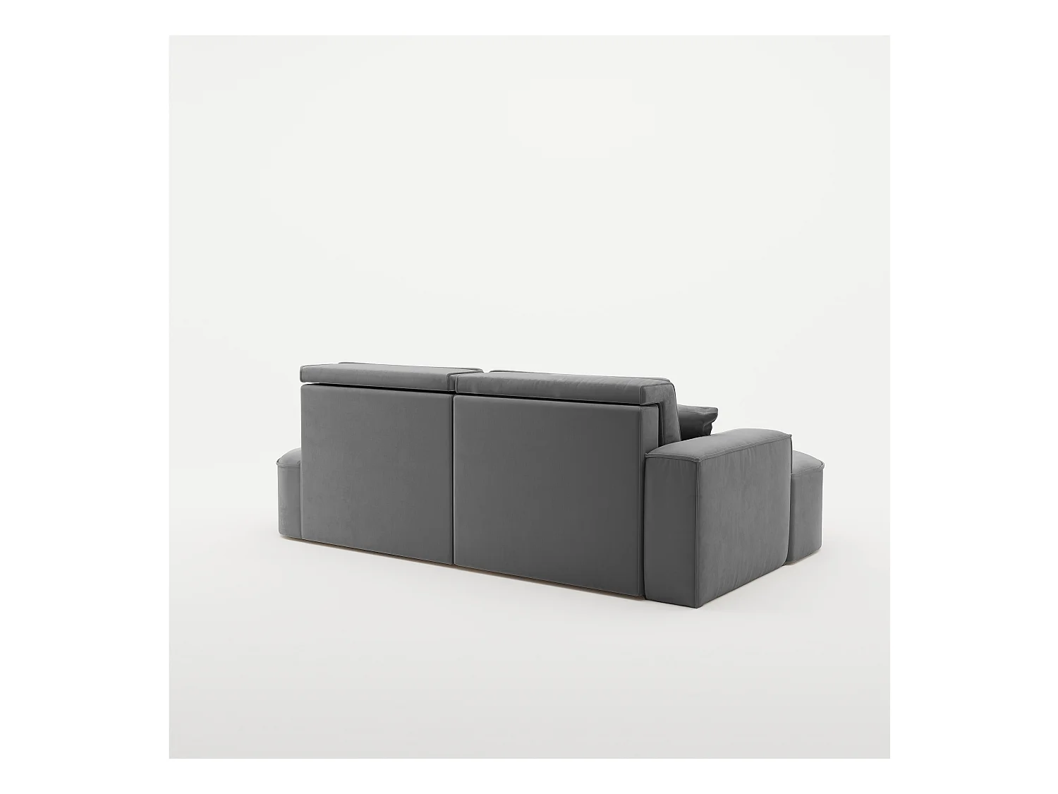 Canapé d'angle Modena Pro - confort et style dans un design moderne tissu Salvador Anthracite Gauche