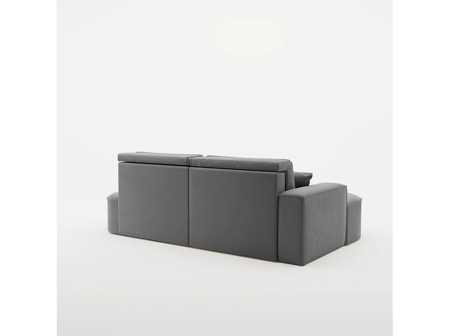 Canapé d'angle Modena Pro - confort et style dans un design moderne tissu Salvador Anthracite Gauche