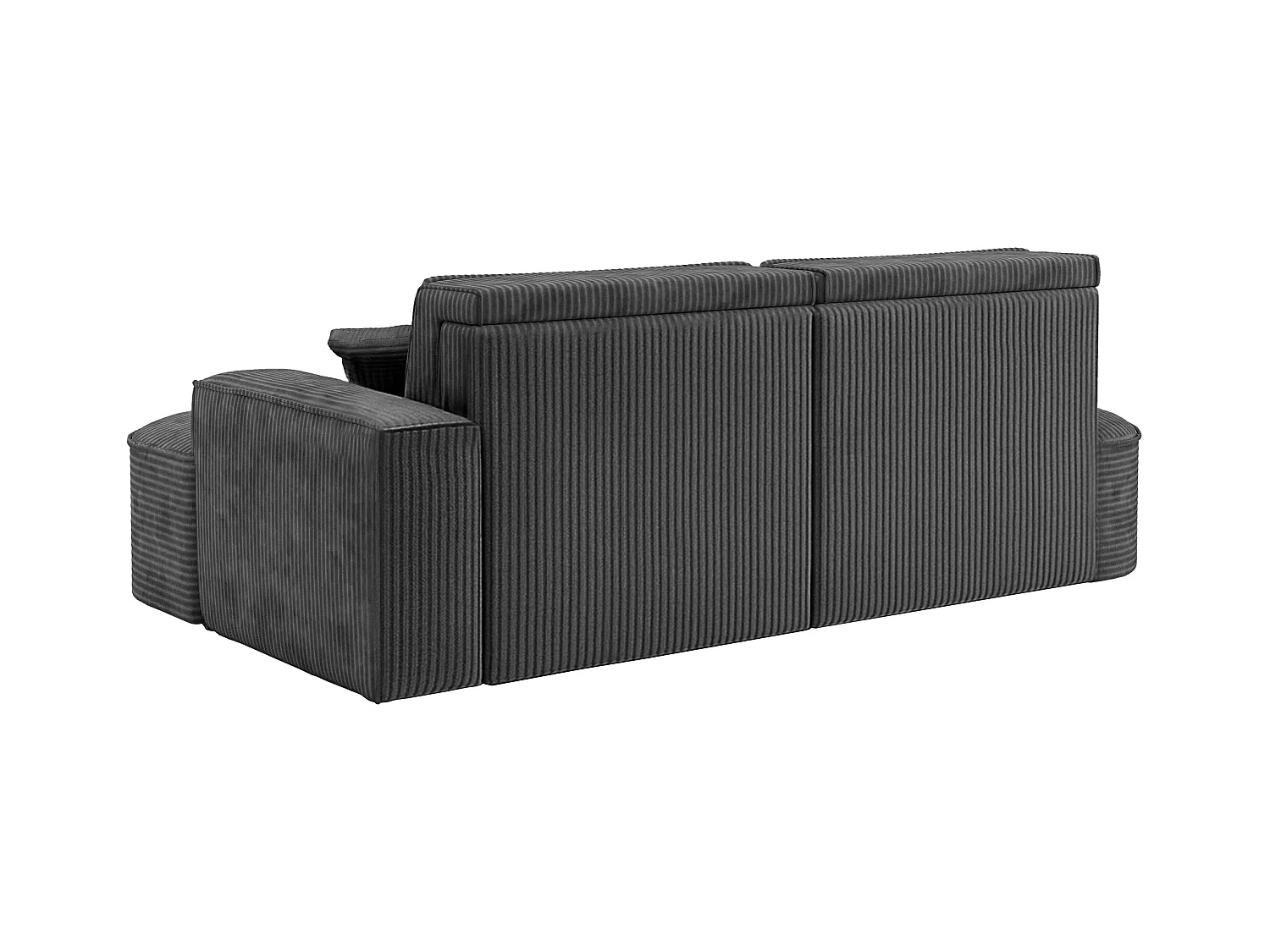 Ecksofa Modena Pro - Komfort und Stil in modernem Design stoff Poso Graphit Rechts