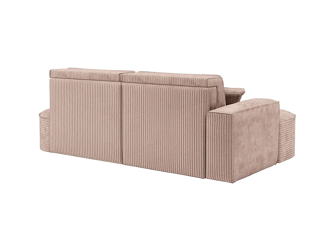 Ecksofa Modena Pro - Komfort und Stil in modernem Design stoff Poso Rosa Links