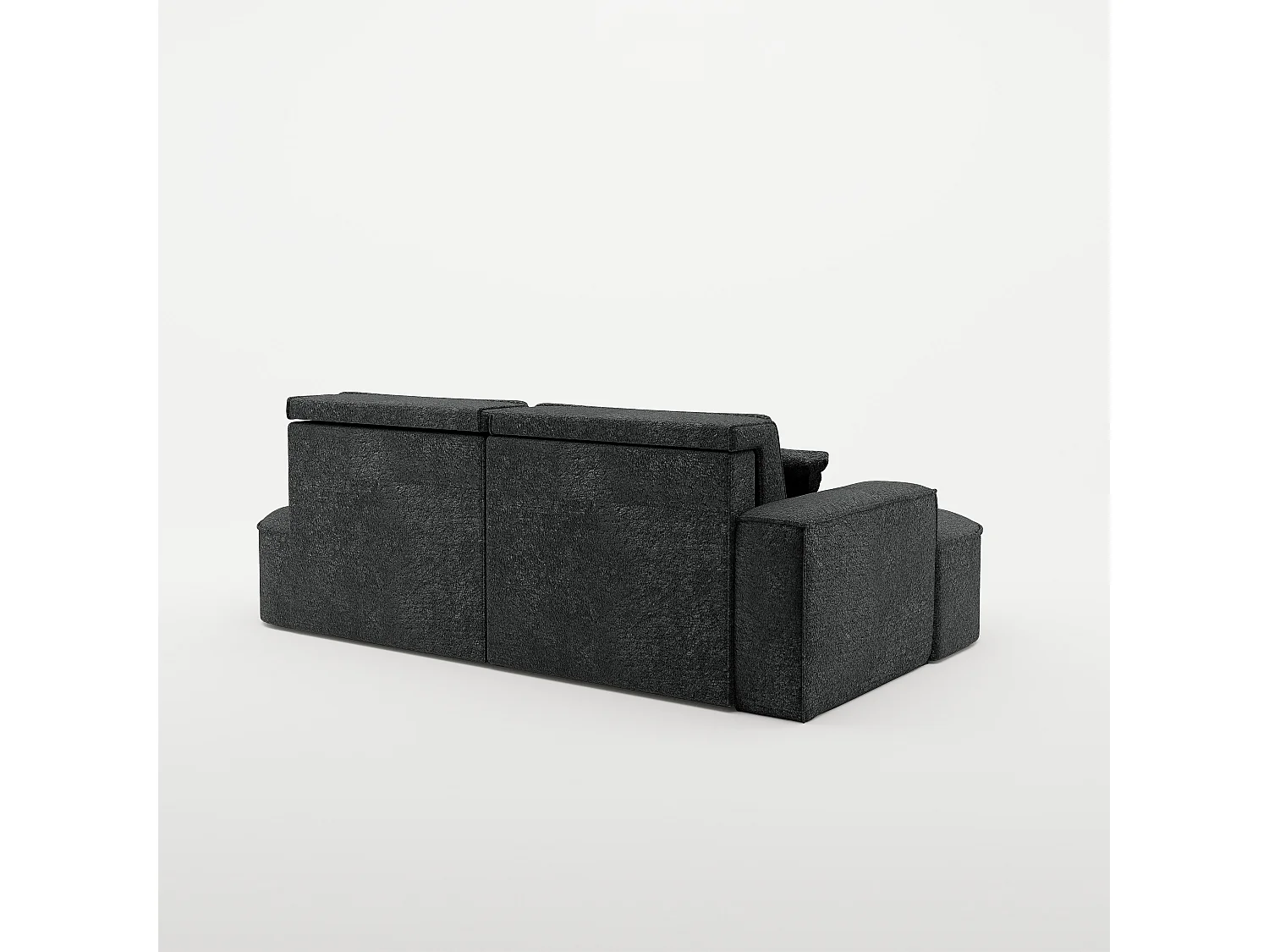 Canapé d'angle Modena Pro - confort et style dans un design moderne tissu Arena Graphite Gauche