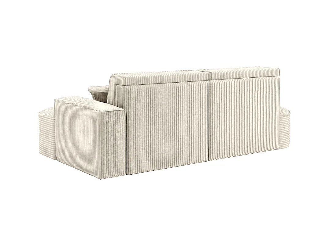 Ecksofa Modena Pro - Komfort und Stil in modernem Design stoff Poso Beige Rechts