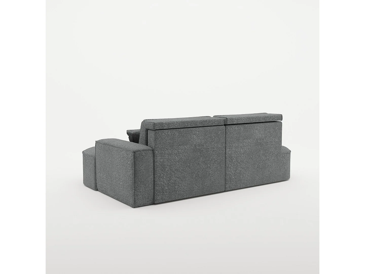 Canapé d'angle Modena Pro - confort et style dans un design moderne tissu Arena Anthracite Droite