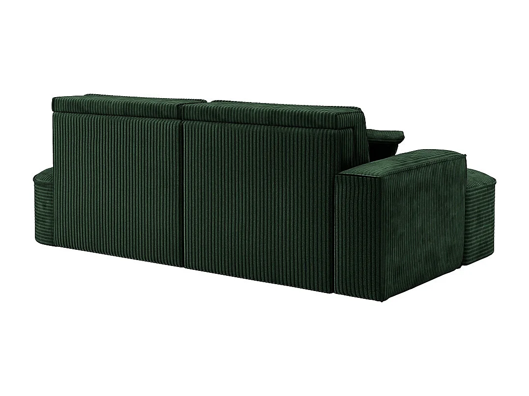 Canapé d'angle Modena Pro - confort et style dans un tissu au design moderne Poso Green Left