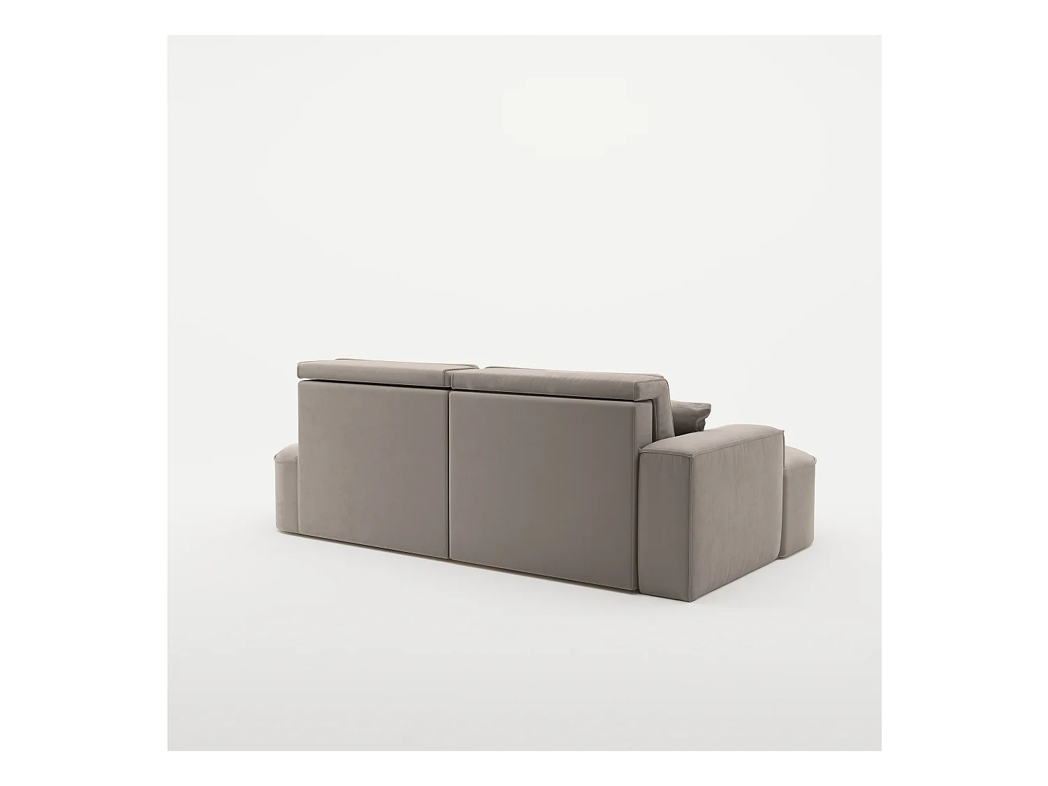 Canapé d'angle Modena Pro - confort et style dans un design moderne tissu Salvador beige clair Gauche