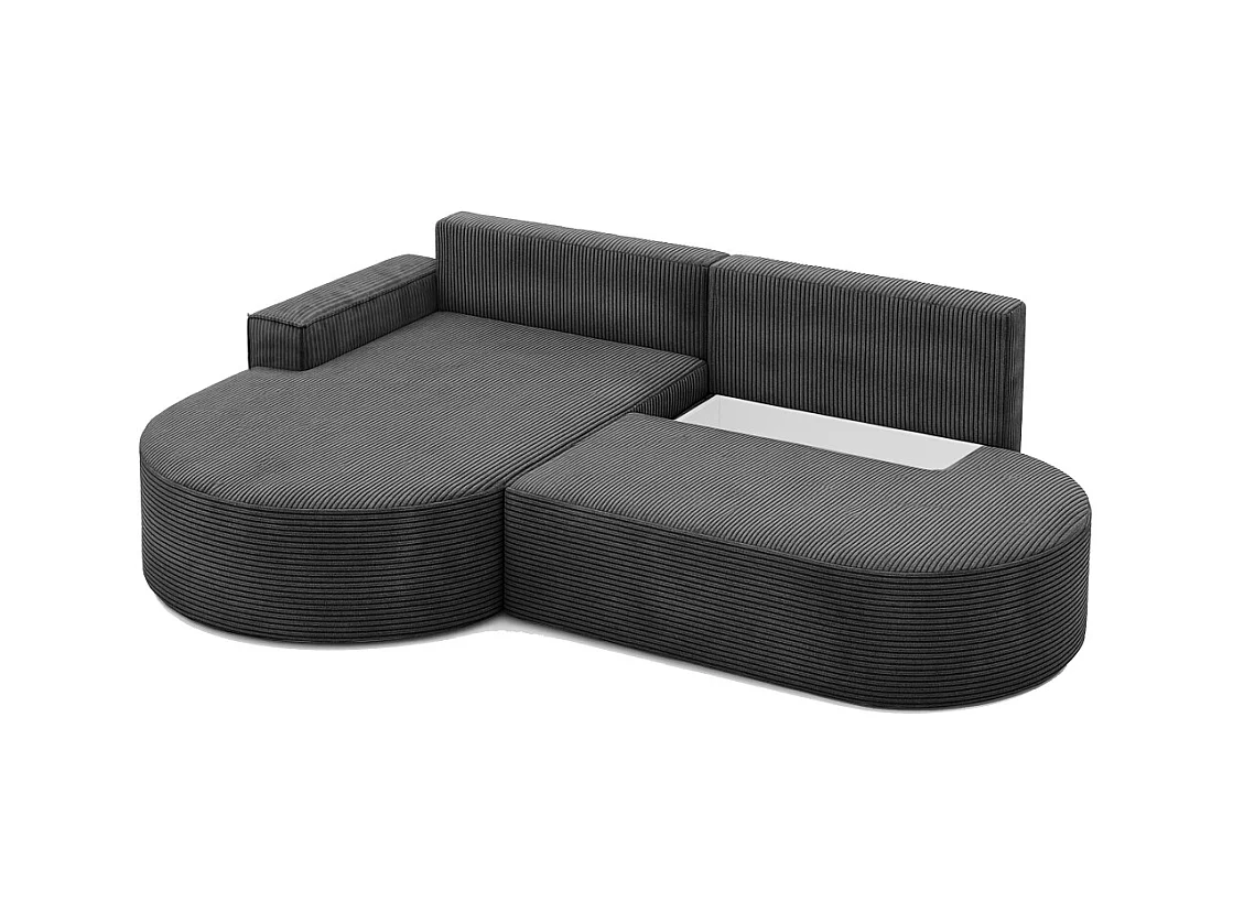 Ecksofa Modena Pro - Komfort und Stil in modernem Design stoff Poso Graphit Links