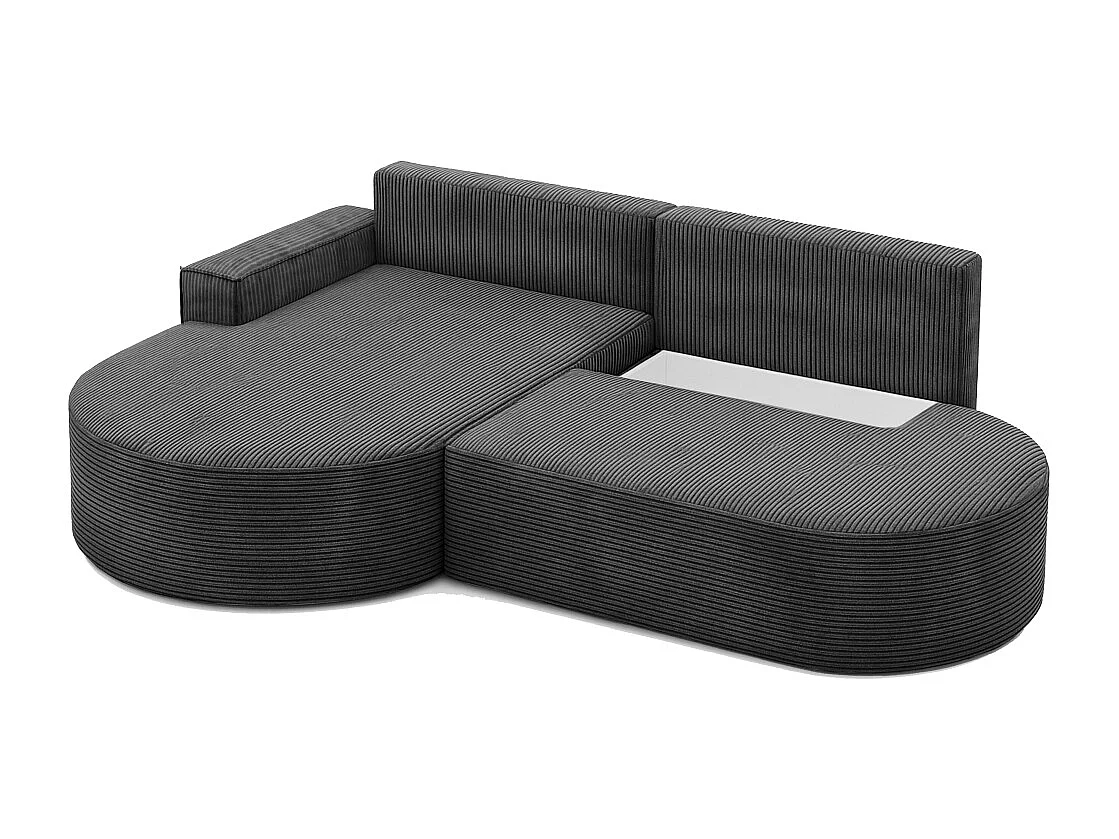 Ecksofa Modena Pro - Komfort und Stil in modernem Design stoff Poso Graphit Links