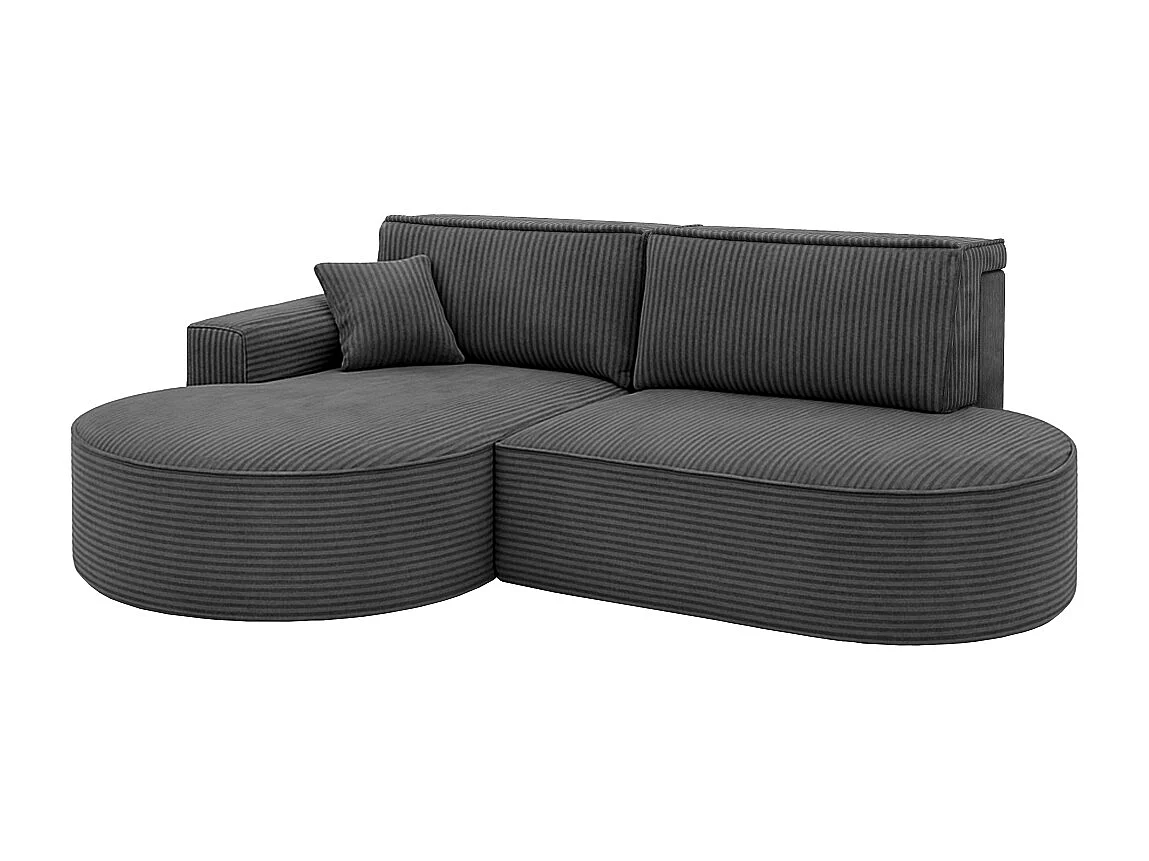 Ecksofa Modena Pro - Komfort und Stil in modernem Design stoff Poso Graphit Links