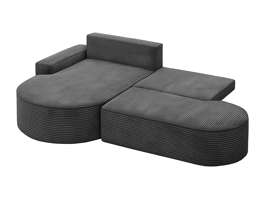 Ecksofa Modena Pro - Komfort und Stil in modernem Design stoff Poso Graphit Links