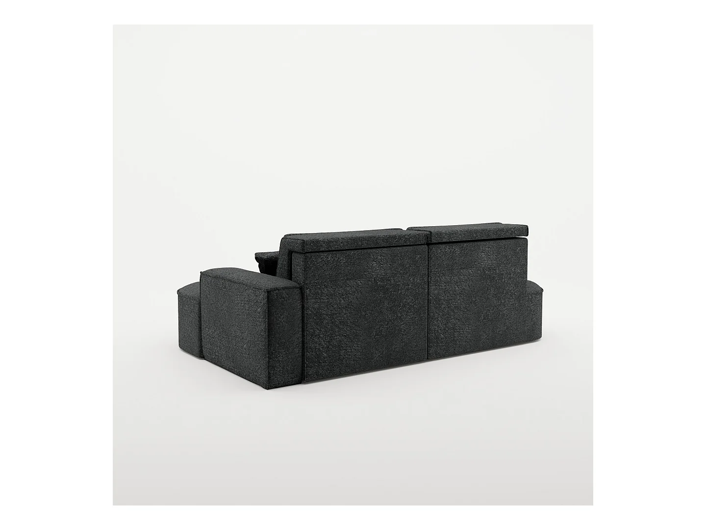 Canapé d'angle Modena Pro - confort et style dans un design moderne tissu Arena Graphite Droite