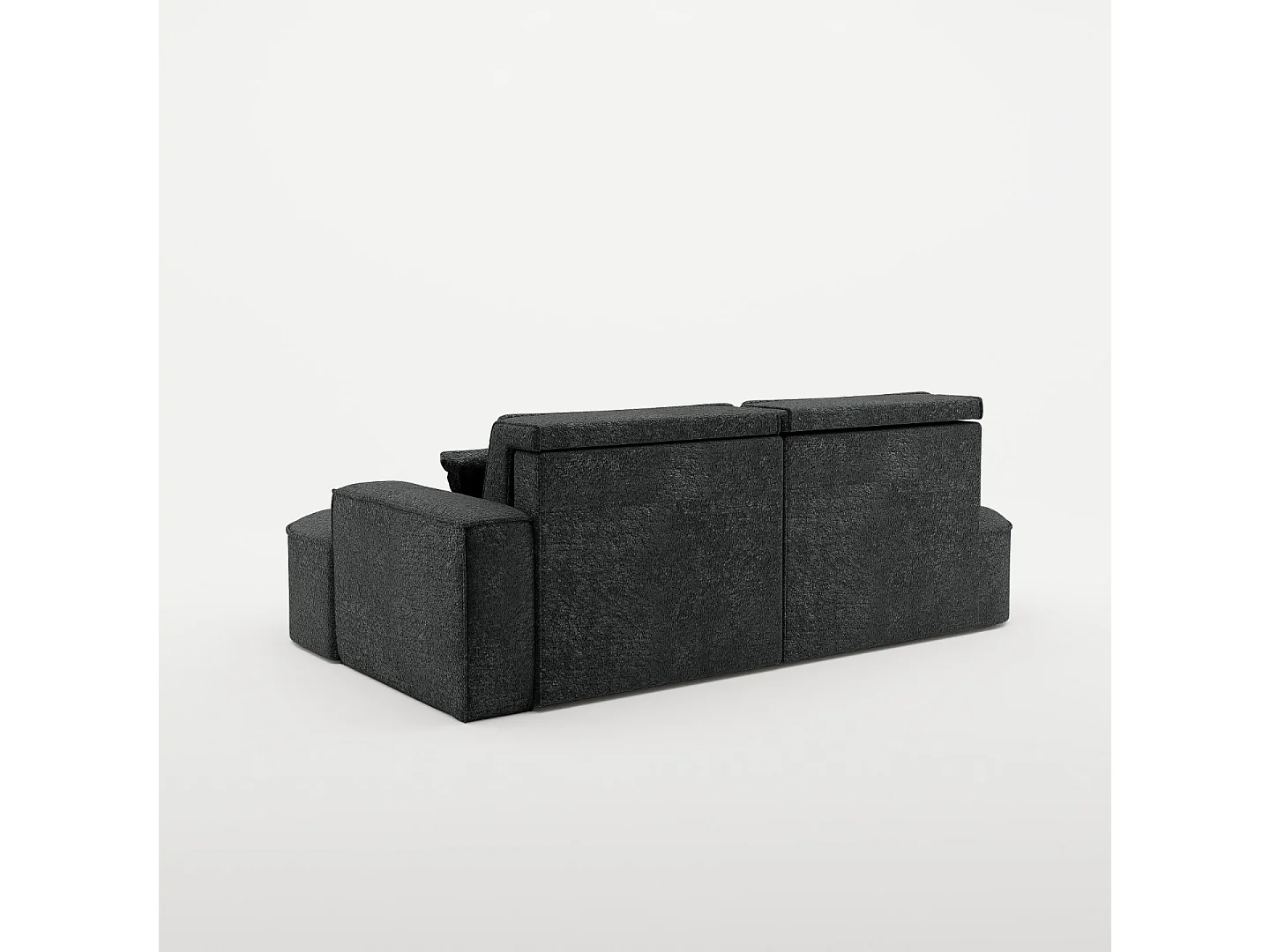 Canapé d'angle Modena Pro - confort et style dans un design moderne tissu Arena Graphite Droite