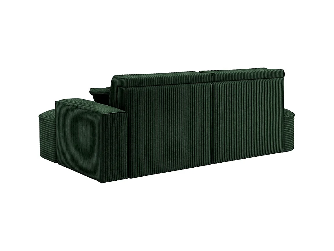 Ecksofa Modena Pro - Komfort und Stil in modernem Design stoff Poso Grün Rechts