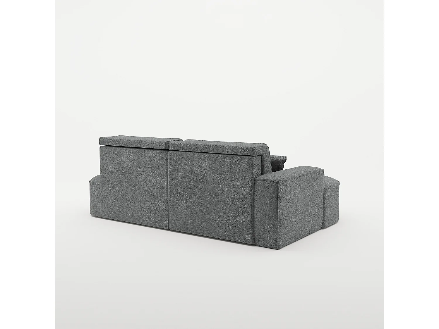 Canapé d'angle Modena Pro - confort et style dans un design moderne tissu Arena Anthracite Gauche