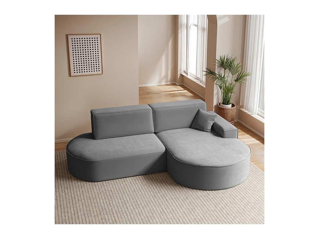 Ecksofa Modena Pro - Komfort und Stil in modernem Design stoff Salvador Anthrazit Rechts
