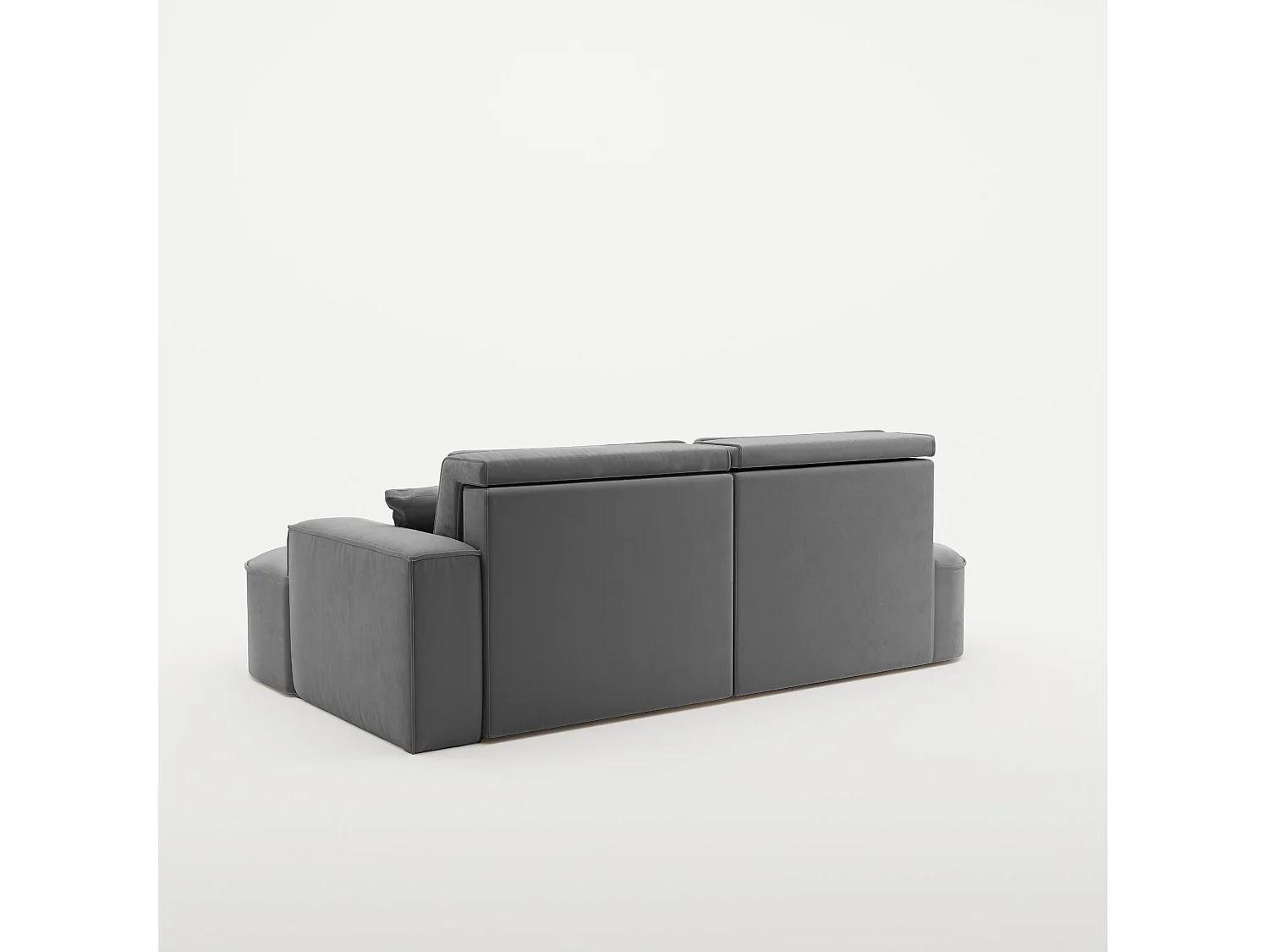 Canapé d'angle Modena Pro - Confort et style dans un design moderne tissu Salvador Anthracite Droite