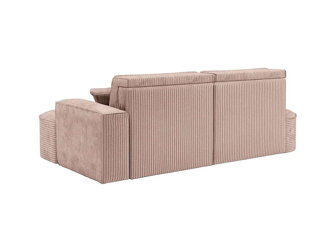 Ecksofa Modena Pro - Komfort und Stil in modernem Design stoff Poso Rosa Rechts