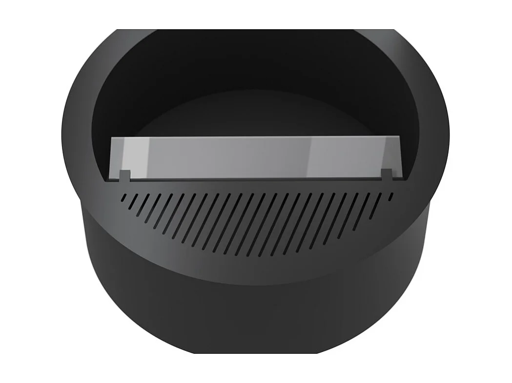 Cheminée bioéthanol encastrable Incyclle Inside - Cheminée bioéthanol murale ronde design d.70cm