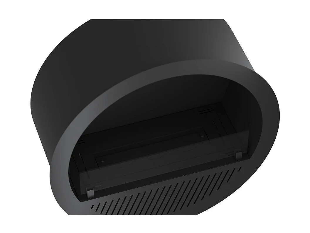 Cheminée bioéthanol encastrable Incyclle Inside - Cheminée bioéthanol murale ronde design d.70cm