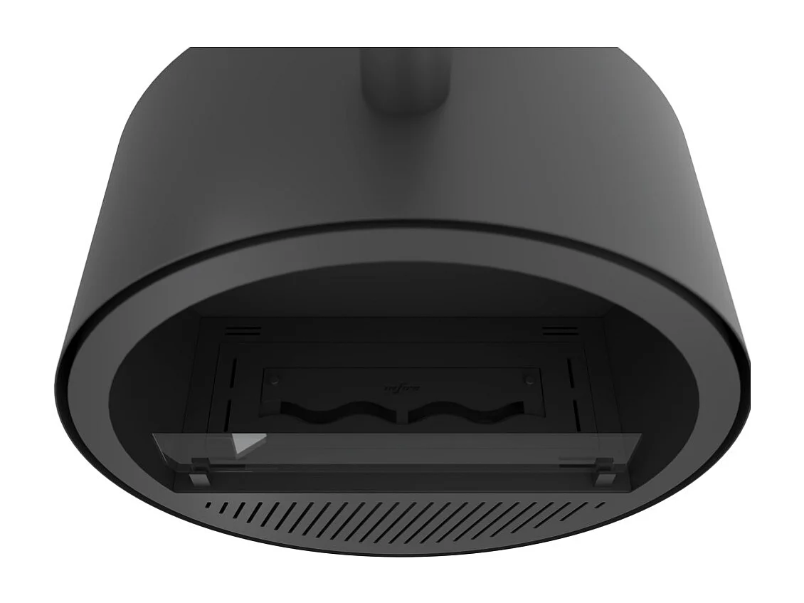 Cheminée bioéthanol suspendue Incyclle Slim - Cheminée bioéthanol design ronde d.70cm