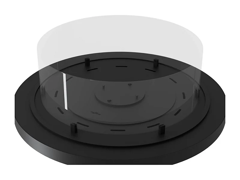 Biokominek wolnostojący Inround - czarny Biokominek stojący z rurą spalinową o średnicy 95 cm