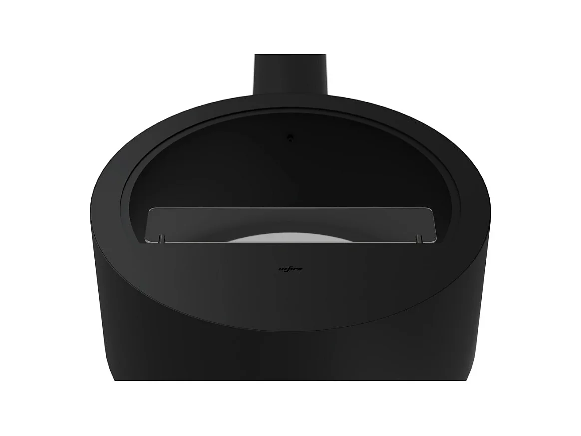 Cheminée bioéthanol suspendue Incyrcle Slim 2Side - Cheminée bioéthanol design ronde à double façade ouverte d.70cm