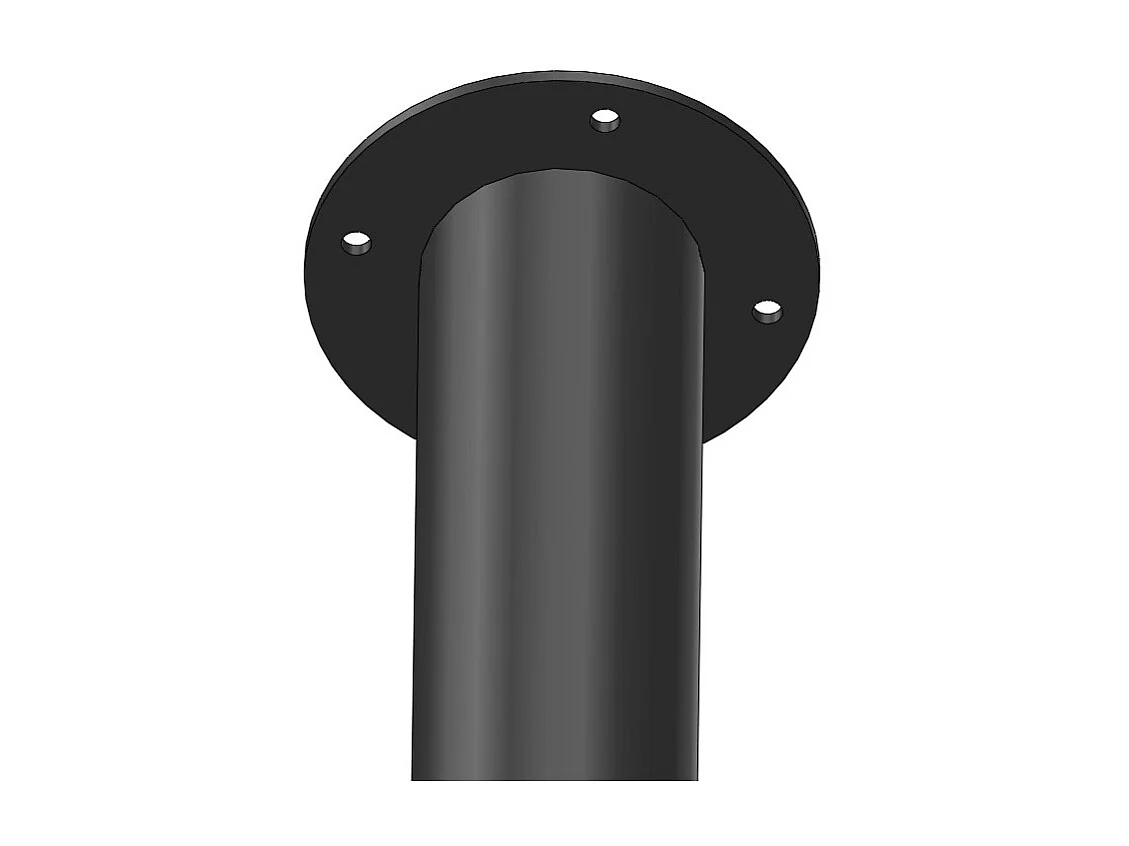 Camino a Bioetanolo sospeso da soffitto Incyrcle Slim - Biocamino rotondo di design d.70cm Bianco