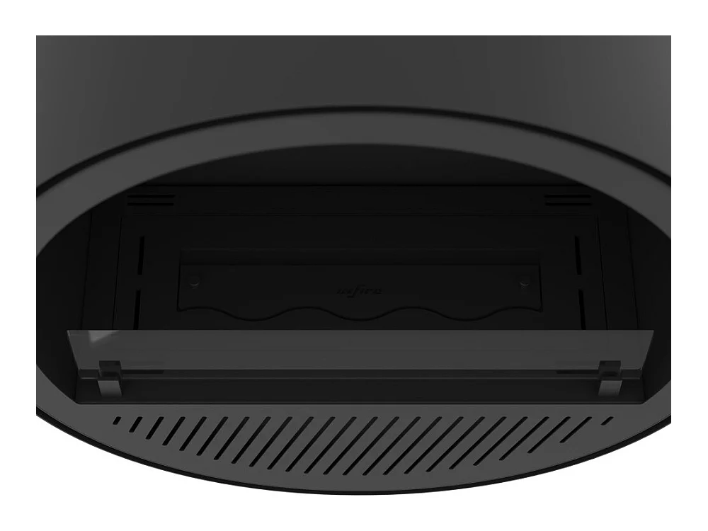 Cheminée bioéthanol murale Incyclle - Cheminée bioéthanol ronde design à accrocher au mur d.72cm Blanc