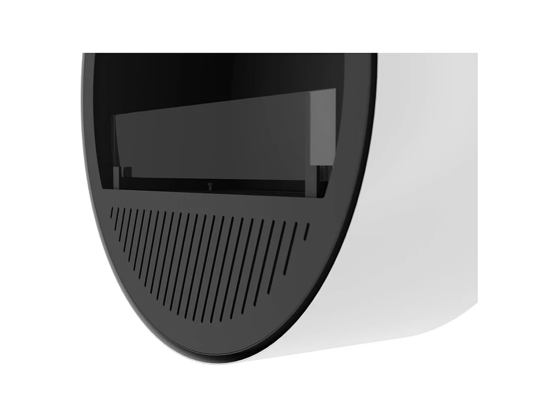 Cheminée bioéthanol murale Incyclle - Cheminée bio design ronde à accrocher au mur d.72cm