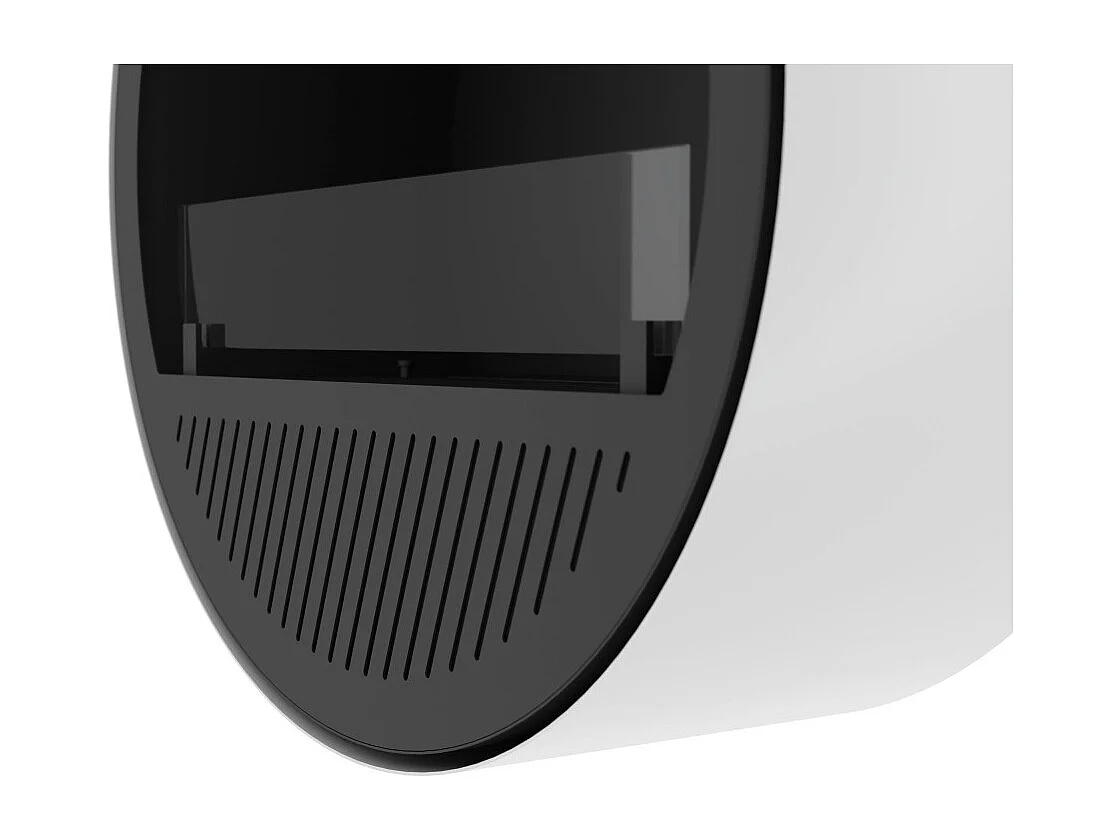 Cheminée bioéthanol murale Incyclle - Cheminée bio design ronde à accrocher au mur d.72cm