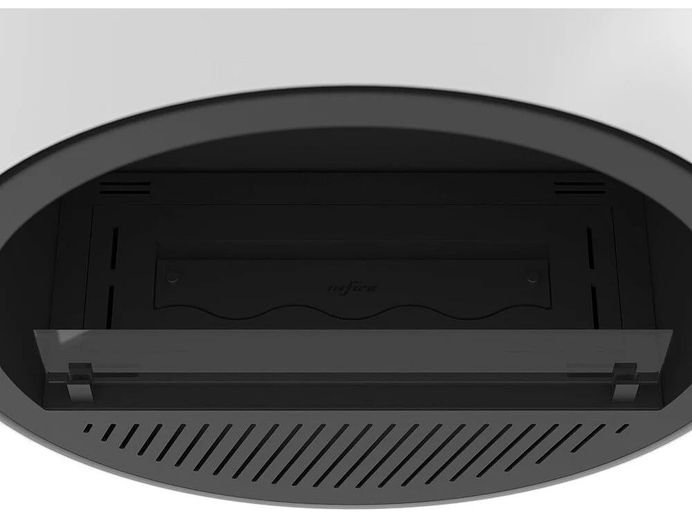 Cheminée bioéthanol murale Incyclle - Cheminée bio design ronde à accrocher au mur d.72cm