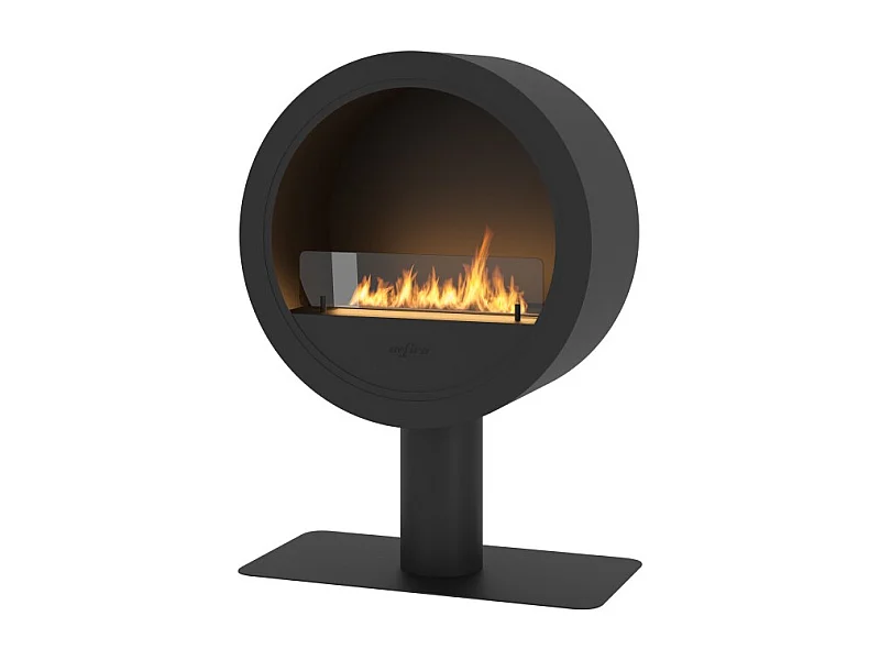 Chimenea de bioetanol Incycle Stand - Biochimenea de suelo de diseño redondo de 70 cm de diámetro