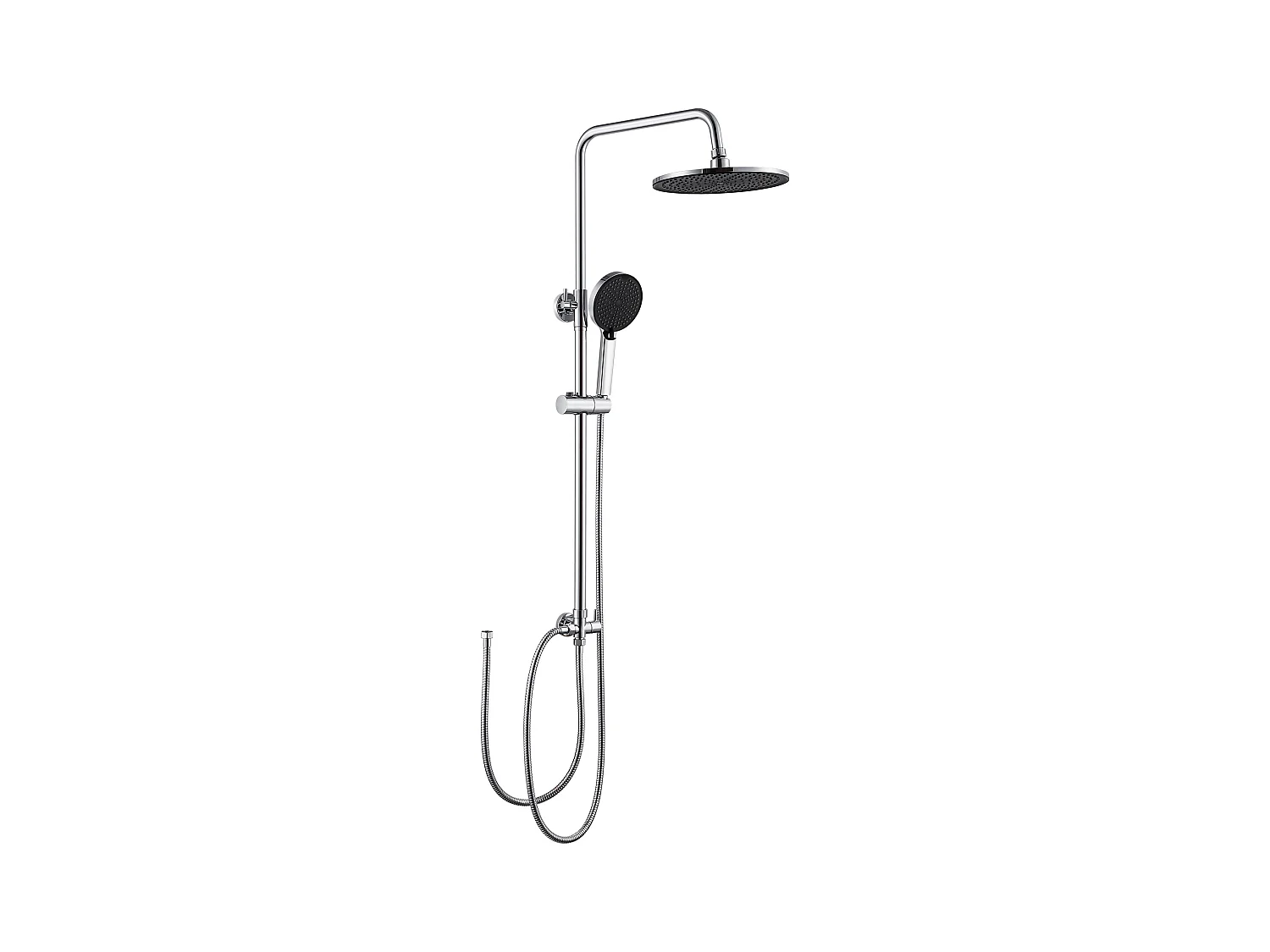 Colonne de Douche sans Robinetterie Réglable Colonne Douche pour Baignoire Ensemble Douche acve Douchette Douche Pommeau de Douche