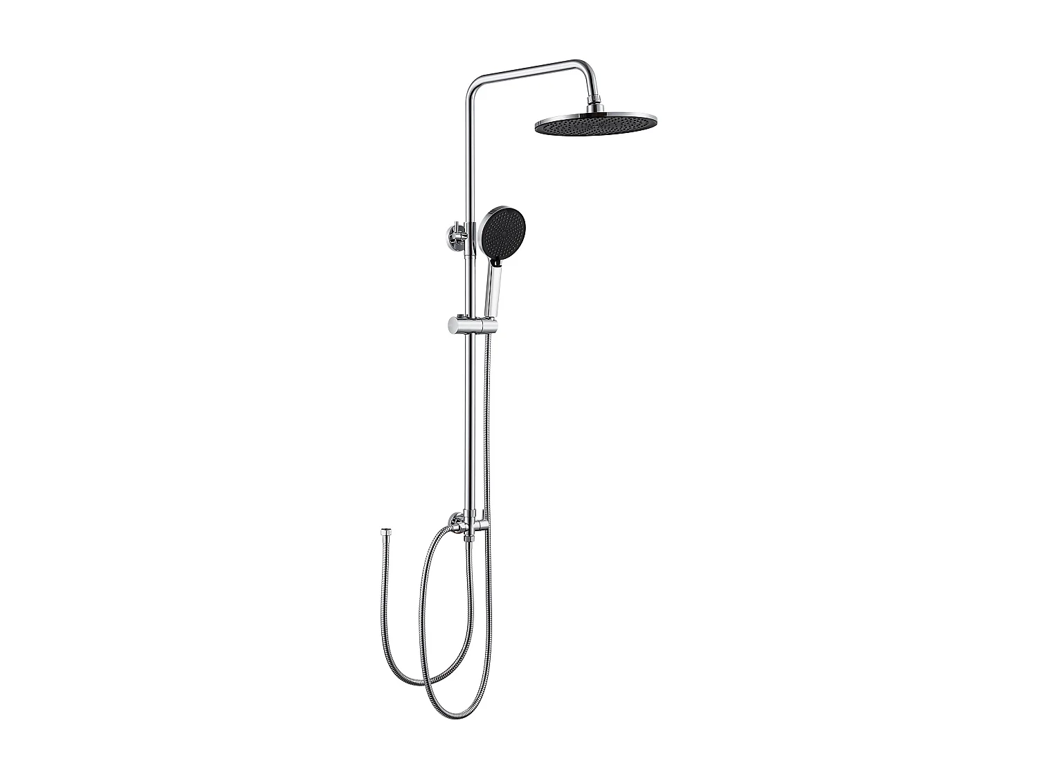 Colonne de Douche sans Robinetterie Réglable Colonne Douche pour Baignoire Ensemble Douche acve Douchette Douche Pommeau de Douche