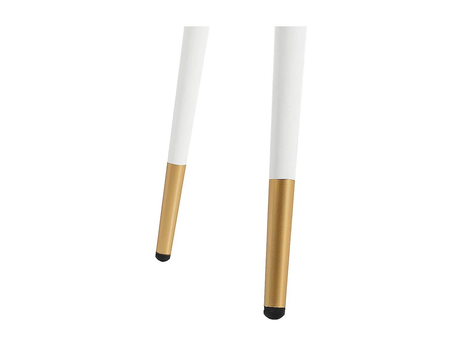 Penteadeira 100x40x76 cm - com 2 gavetas - pernas de metal - branco (sem espelho)