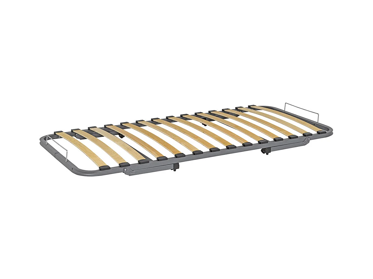 Sommier gigogne 70x200 cm metal gris STRATA