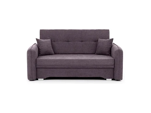 Canapé convertible 2 places SORAYA en tissu - Violet